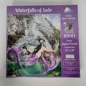 New Sunsout‎ Puzzle Nene Thomas "Waterfalls of Jade" Item 67826 - 19"x30"